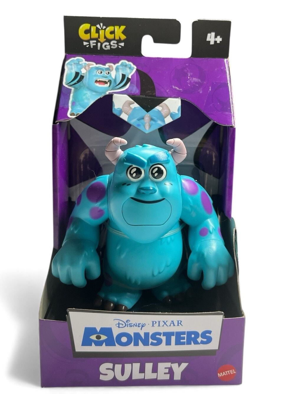 Sulley Figure Disney Pixar Monsters Inc – Mattel Click Figs 2024 – New in Box